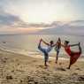 Yoga on the beach