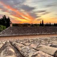 Sunset over the rooftops