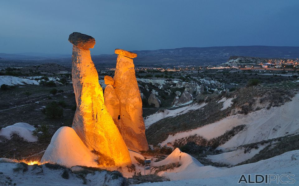 Three beauties of Cappadocia