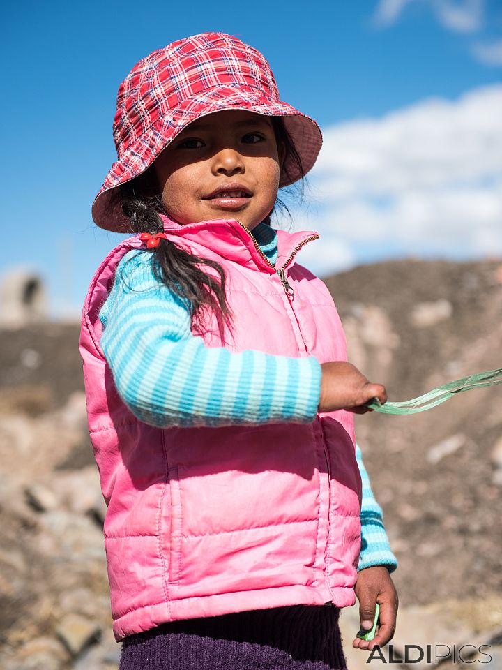 Little kids from Peru